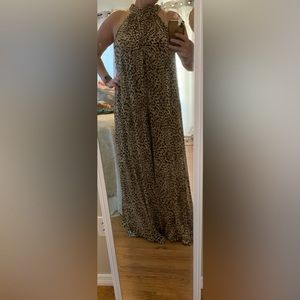 Fall Color Camel Jumpsuit